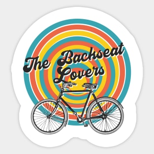 The Backseat Lovers Indie Rock Band Vintage Design Sticker